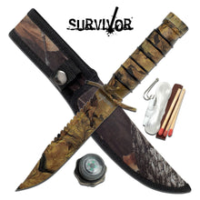 Load image into Gallery viewer, SURVIVOR 5&quot; Fixed Blade Knife
