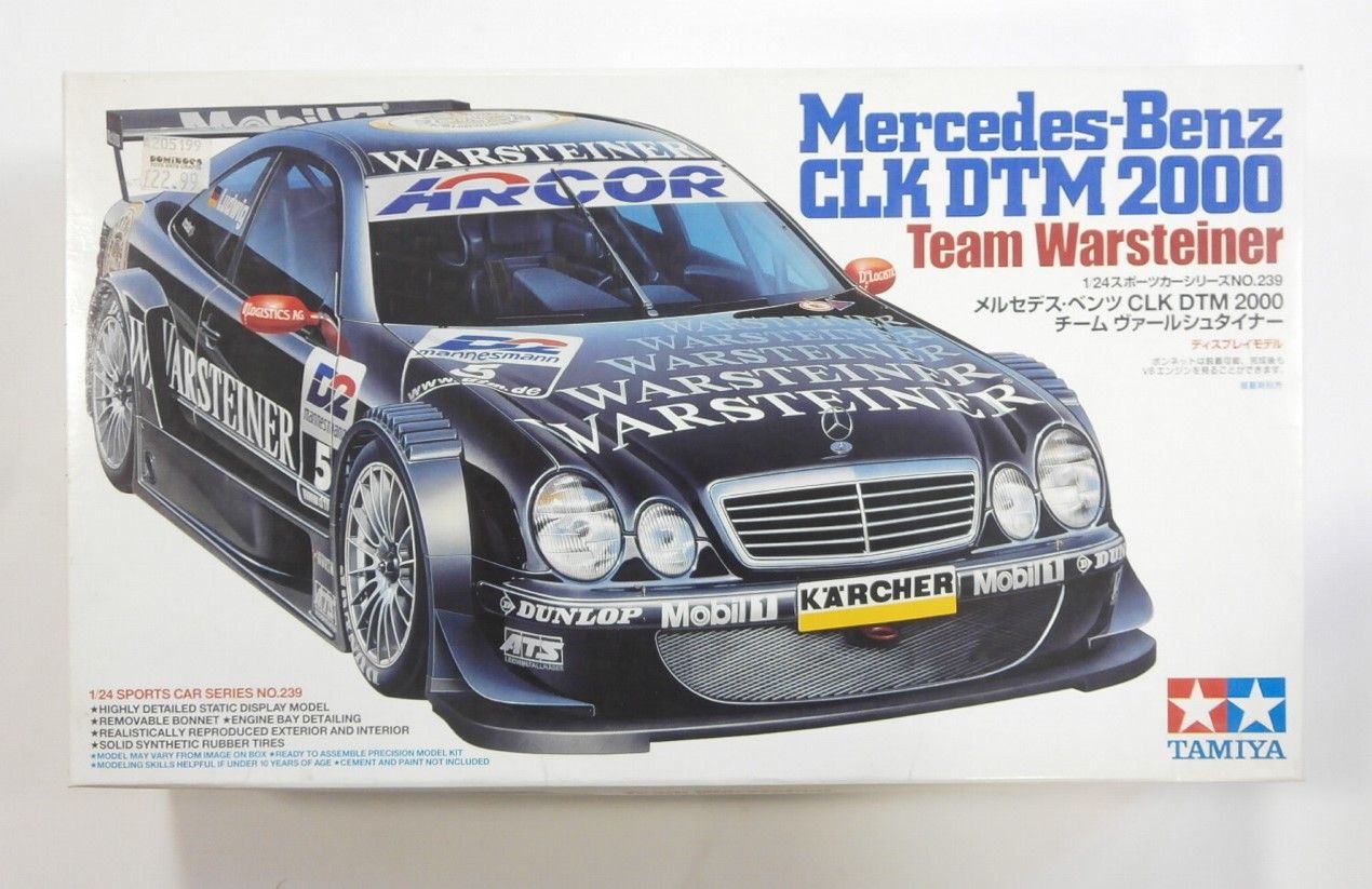 TAMIYA Mercedes-Benz CLK DTM 2000 Team Warsteiner – Westley's