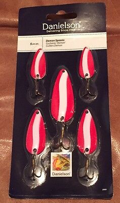 Danielson Spoon Lure, Red/White