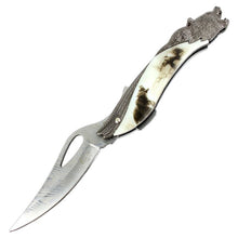 Load image into Gallery viewer, TheBoneEdge 8.5&quot; Bear Pattern Handle Folding Knife With Gift Box
