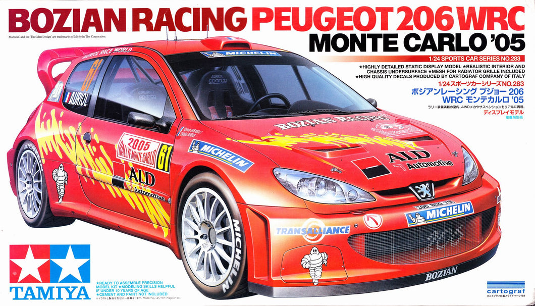 TAMIYA Bozian Racing Peugeot 206 WRC MC