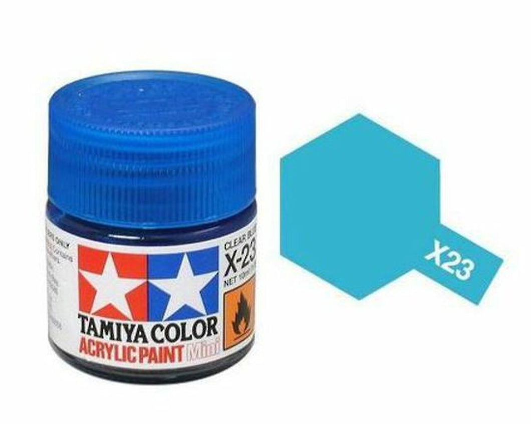 TAMIYA X23 Acrylic Gloss Clear Blue