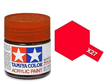 TAMIYA X27 Acrylic Gloss Clear Red