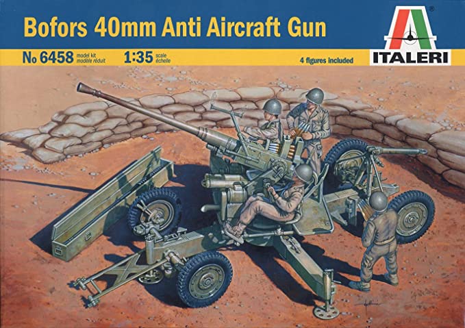 ITALERI Bofors 40mm Anti Aircraft Gun