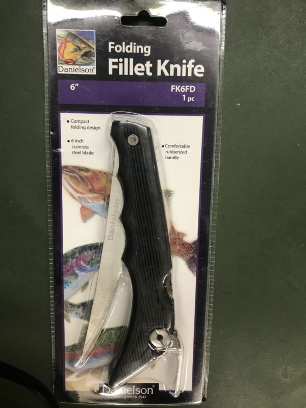 DANIELSON 6`` Folding Fillet Knife