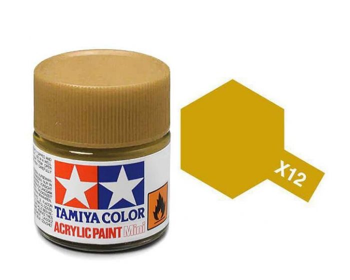 TAMIYA X12 Acrylic Gloss Gold Leaf