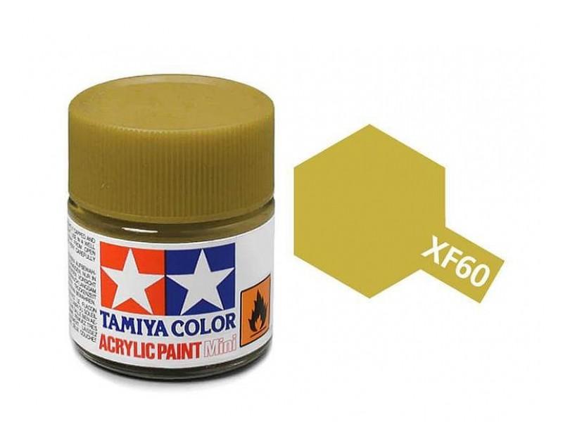 TAMIYA XF60 Acrylic Flat Dark Yellow