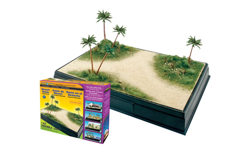 WOODLAND SCENICS desert oasis diorama kit