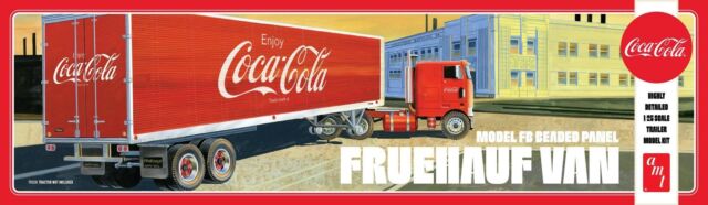 AMT Coca Cola Fruehauf Van Semi Trailer