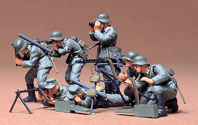 TAMIYA German machine gun troops