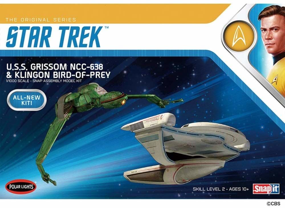POLAR LIGHTS Star Trek USS Grissom & Klingon Bird-of-Prey